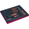 Jeu de cutter/poinçons/crochets, module mousse 2/3 Fit&Go - 11 pcs - Bahco | FF1F5008