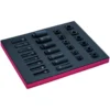 Jeu de douilles à choc longues 1/2", module mousse 2/3 Fit&Go - 27 pcs - Bahco | FF1F2203