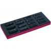 Jeu de douilles à choc longues 1/2", module mousse 1/3 Fit&Go - 15 pièces - Bahco | FF1E2213