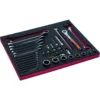 Jeu de douilles/clés mixtes, module mousse 3/3 Fit&Go - 41 pcs - Bahco | FF1A5013