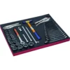 Jeu de douilles/clés/poignées, module mousse 3/3 Fit&Go - 45 pcs - Bahco | FF1A5030