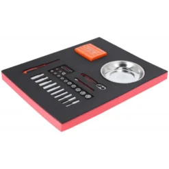 Jeu de douilles/embouts avec coupelle magnétique, module mousse 2/3 Fit&Go - 53 pcs - Bahco | FF1F2002