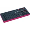 Jeu de douilles 1/4" et cliquet à tête ronde, module mousse 1/3 Fit&Go - 24 pcs - Bahco | FF1E2007