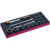 Jeu de douilles 1/2" et cliquet à tête ronde, module mousse 1/3 Fit&Go - 22 pcs - Bahco | FF1E2203