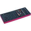 Jeu de douilles 1/4" et cliquet à tête ronde, module mousse 1/3 Fit&Go - 26 pcs - Bahco | FF1E2008