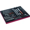 Jeu de douilles et clés, module mousse 3/3 Fit&Go - 75 pcs - Bahco | FF1A5032
