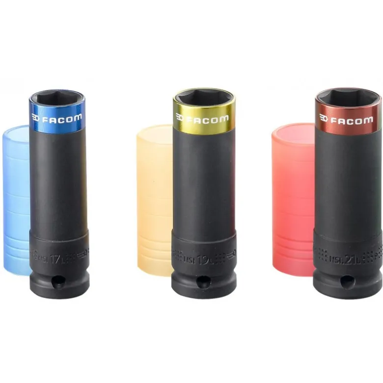 JEU DE 3 DOUILLES 1/2" 17-19 ET 21 MM - FACOM | NSI.3LPB