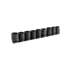 Jeu de 9 douilles impact 1/2" 6 pans sur rack Facom | NS.J9