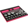 Jeu de douilles 3/4", module mousse 3/3 Fit&Go - 26 pcs - Bahco | FF1A2301