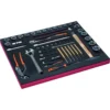 Jeu de douilles/outils de frappe, module mousse 3/3 Fit&Go - 60 pcs - Bahco | FF1A5007