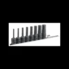 Jeu de 8 douilles tournevis impact 1/2" pour vis 6 pans creux sur rack Facom | NSHM.J8
