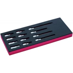 Jeu de douilles tournevis 1/2", module mousse 1/3 Fit&Go - 12 pcs - Bahco | FF1E2208