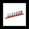 Jeu de 8 douilles 1/2' tournevis OGV Grip 6 pans sur rack magnétique 6 – 7 – 8 – 10 – 11 – 12 – 14 – 17mm FACOM | NSH.GRP.J8PB