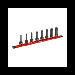 Jeu de 8 douilles 1/2' tournevis OGV Grip 6 pans sur rack magnétique 6 – 7 – 8 – 10 – 11 – 12 – 14 – 17mm FACOM | NSH.GRP.J8PB