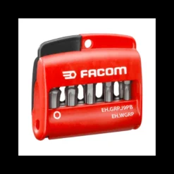 Jeu de 9 embouts OGV Grip 6 pans sur Etui 2 – 2.5 – 3 – 4 – 5 – 6 – 7 – 8mm + porte-embout - FACOM | EH.GRP.J9PB