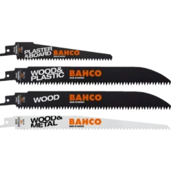 Jeu de lames scie sabre bois - Bahco | 3942-WOOD-SET-5P