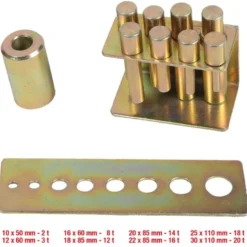Jeu de mandrins de pression pour presse hydraulique Performance, 8 pcs - KSTools | 160.1165