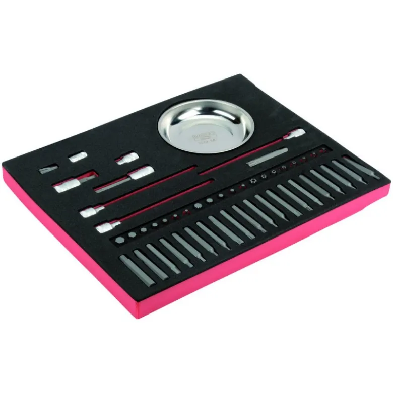 Jeu d’embouts/coupelles magnétiques, module mousse 2/3 Fit&Go - 50 pcs - Bahco | FF1F5004