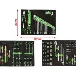 Jeu de modules pour système d’armoires d’atelier COMPETITION 512.6000 avec 119 outils Premium - KSTools | 512.6001