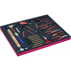Jeu de mètre ruban/outils de frappe/pinces, module mousse 3/3 Fit&Go - 21 pcs - Bahco | FF1A23
