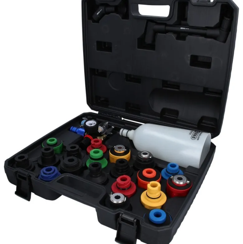 Jeu d'entonnoirs de remplissage d'huile MASTER avec raccord pivotant, 24 pcs - KSTools | 150.9130