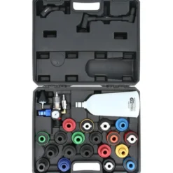 Jeu d'entonnoirs de remplissage d'huile MASTER avec raccord pivotant, 24 pcs - KSTools | 150.9130