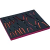 Jeu de pinces à circlips, module mousse 3/3 Fit&Go - 12 pcs - Bahco | FF1A4003