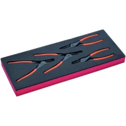 Jeu de pinces à circlips, module mousse 1/3 Fit&Go - 4 pcs - Bahco | FF1E4002