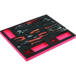 Jeu de pinces/clés/douilles, module mousse 3/3 Fit&Go - 26 pcs - Bahco | FF1A5022