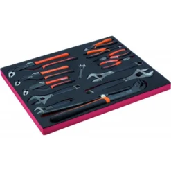 Jeu de pinces/clés, module mousse 3/3 Fit&Go - 13 pcs - Bahco | FF1A50