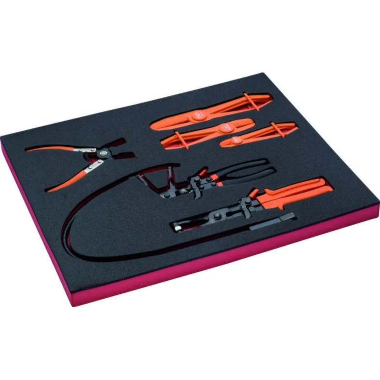 Jeu de pinces à collier, module mousse 3/3 Fit&Go - 6 pcs - Bahco | FF1A5036