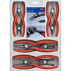 Jeu de pinces de précision pour circlips KNIPEX | 00 20 04 SB