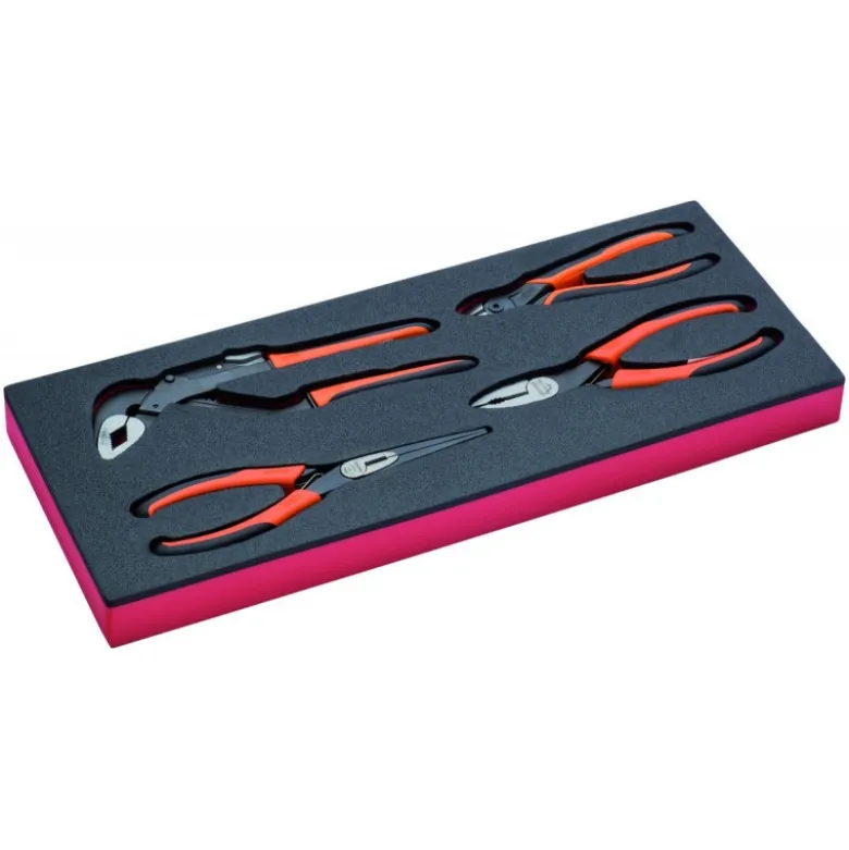 Jeu de pinces, module mousse 1/3 Fit&Go - 4 pcs - Bahco | FF1E4001