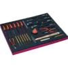 Jeu de pinces/outils de frappe/limes/tournevis, module mousse 3/3 Fit&Go - 27 pcs - Bahco | FF1A5011