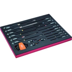 Jeu de tournevis Clé mâle/Vis à fente/Phillips/Pozidriv, module mousse 3/3 Fit&Go - 27 pcs - Bahco | FF1A1002