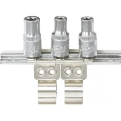 Jeu de 3 tournevis flexibles 500 mm, porte douilles,embouts, TV 7, 9pcs - KS Tools | 911.1180