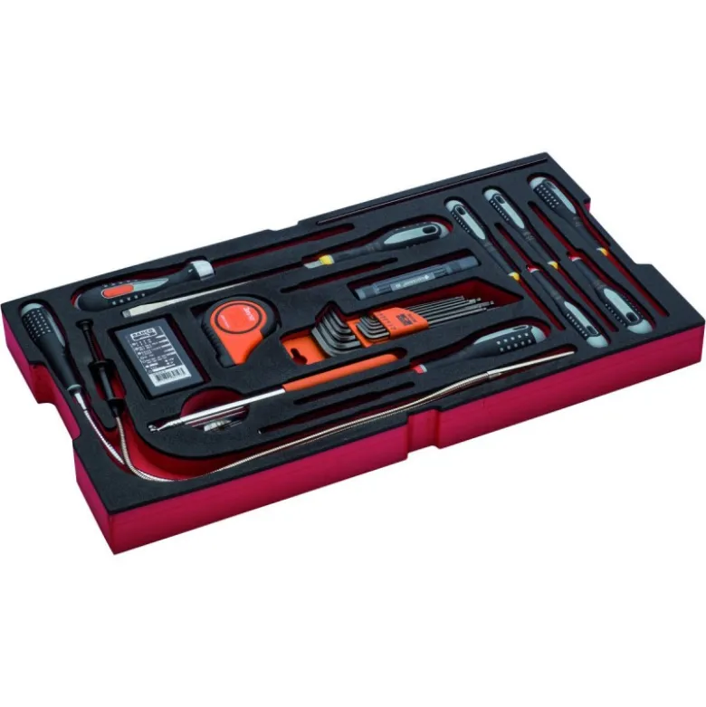 Jeu de tournevis, module mousse pour 4750RCHDW01 Caisse rigide à usage intensif - 56 pcs - Bahco | FF2B09