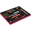 Jeu d'outils de frappe/coupe mélangés, module mousse 3/3 Fit&Go - 15 pcs - Bahco | FF1A143