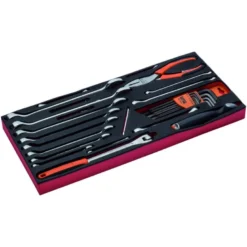 Jeu d’outils en pouces, module mousse pour caisses à outils 1483K & 1483KHD - 30 pcs - Bahco | FF3A17