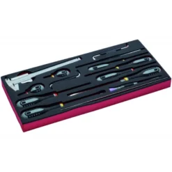 Jeu d’outils en pouces, module mousse pour nos caisses à outils métalliques 1483K & 1483KHD - 16 pcs - Bahco | FF3A06
