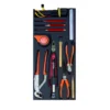 Jeu d’outils en pouces, module mousse pour caisses à outils 1483K & 1483KHD - 12 pcs - Bahco | FF3A16