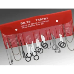JEU D'OUTILS POUR DÉPOSE AUTORADIO FACOM | DX.25PB