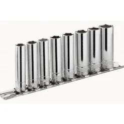 JEUX DE 5 DOUILLES 6 PANS - 1/4" SUR RACK - FACOM | RL.41E