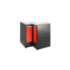 JLS3 CABINET D'ANGLE SIMPLE AVEC PLAN DE TRAVAIL EN ACIER INOXYDABLE RED - JETline - Facom France | JLS3-MBSCSG