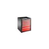JLS3 MEUBLE BAS SIMPLE A 7 TIROIRS ROUGE - JETline - Facom France | JLS3-MBS7T
