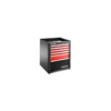 JLS3 MEUBLE BAS SIMPLE A 6 TIROIRS, AVEC UN TIROIR POWER ROUGE - JETline - Facom France | JLS3-MBSPOWER