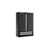 JLS3 MEUBLE HAUT SIMPLE A PORTES PLEINES ET 2 TIROIRS NOIR - JETline - Facom France | JLS3-2202BS