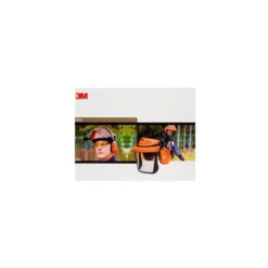 Kit complet de protection forestière : combinaison avec coiffe 3M™ G500 et visière et coquilles auditives 3M™