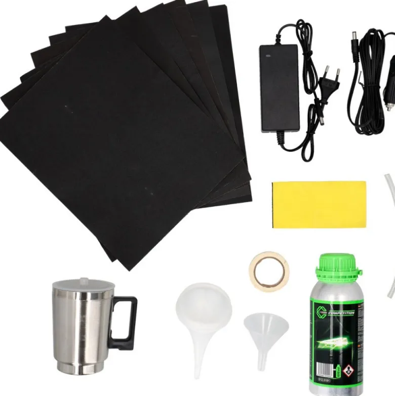 Kit de préparation de phares COMPETITION, 16 pcs - KSTools | 512.5100