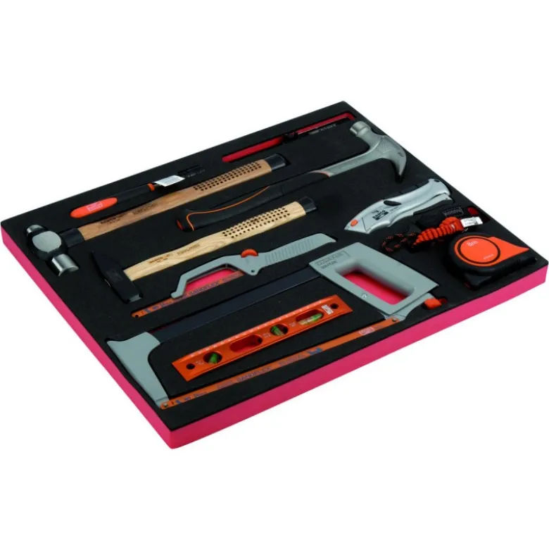 Kit d'outils de frappe et de coupe, module mousse 3/3 Fit&Go - 11 pcs - Bahco | FF1A110
